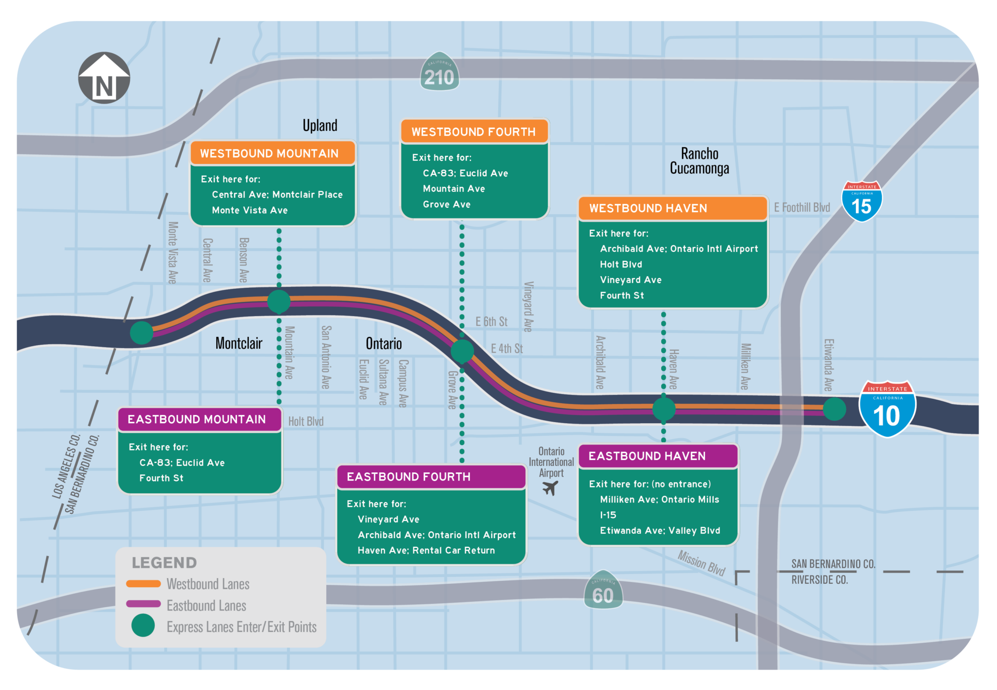 Map & Pricing - SB Express Lanes